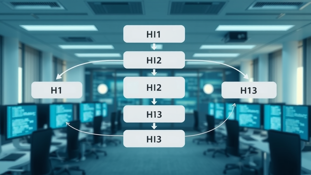 website structure flowchart illustrating h1, h2, h3 tags proper heading tags seo