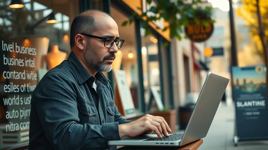 Web designer adjusting local business URLs for SEO-friendly structure